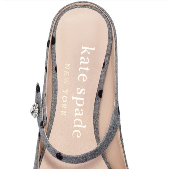 🔥🔥KATE SPADE NEW YORK meg polka dot mary jane mule - Picture 7 of 17